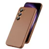 Dux Ducis Grit kotelo Samsung Galaxy S23+ - tyylikäs keinonahkakotelo ruskea