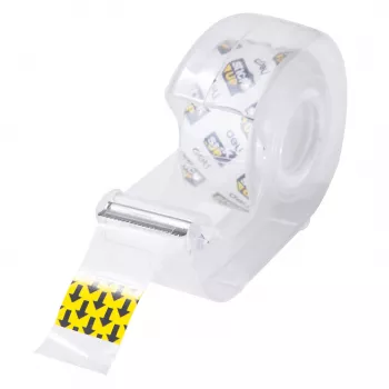 Deli läpinäkyvä teippi teippileikkurilla D260804, 18 mm x 7 m