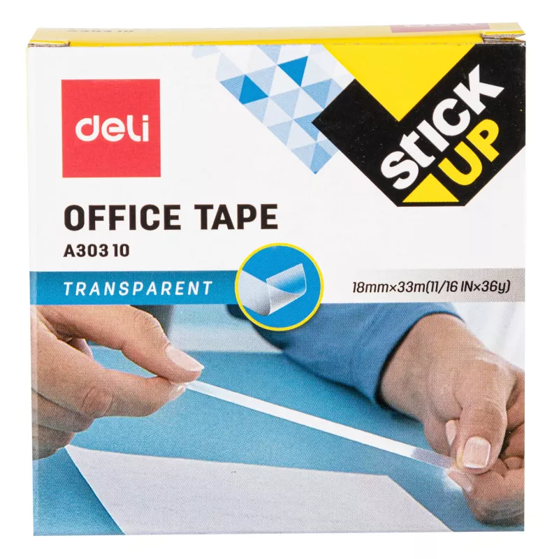 Deli läpinäkyvä teippi D260104, 18 mm x 33 m