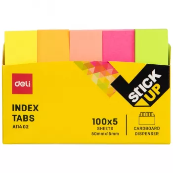Deli tarralaput Index PP Stick Up 100 kpl värillinen