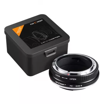 K&F Concept -objektiivisovitin Canon FD - Canon RF (musta)