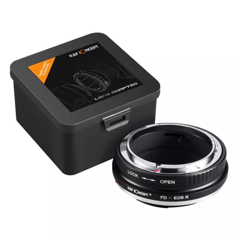 K&F Concept -objektiivisovitin Canon FD - Canon RF (musta)