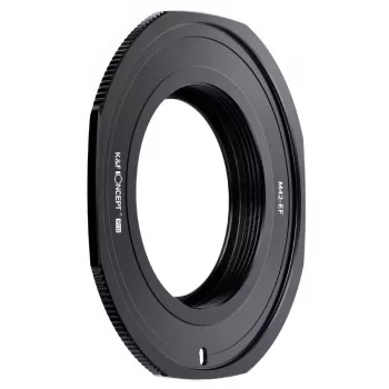 K&F Concept PRO -objektiivisovitin Canon EOS EF/EF-S - M42 -kamerarunko - musta