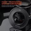 K&F Concept PRO -objektiivisovitin Canon EOS EF/EF-S - M42 -kamerarunko - musta