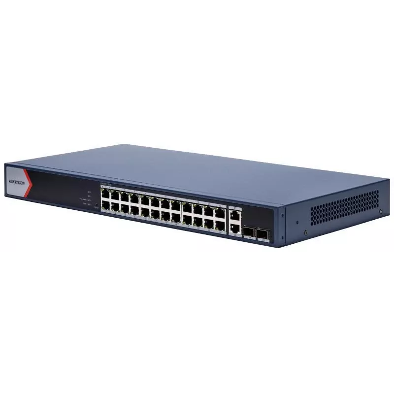 Hikvision DS-3E1528P-EI 24-porttinen Gigabit PoE+ Managed -kytkin