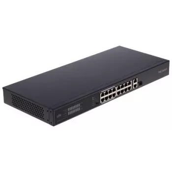 POE LANG NSW2020-16T1GT1GC-POE-IN hallitsematon PoE+-kytkin, 16 PoE-porttia, 230W