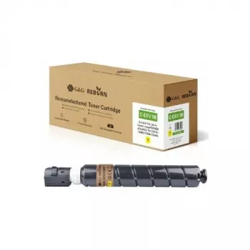 G&G Reborn yhteensopiva värikasetti Canon C-EXV58 (3766C002) keltainen