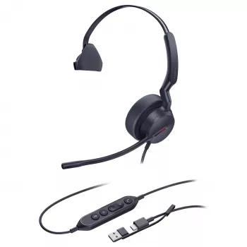 Yealink kuulokemikrofoni UH 44 Mono USB-C/A