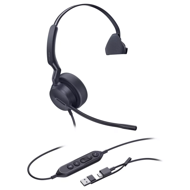 Yealink kuulokemikrofoni UH 44 Mono USB-C/A