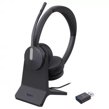 Yealink kuulokemikrofoni WH64 Hybrid Dual lataustelineellä
