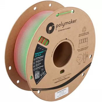 Polymaker HT-PLA 3D-tulostin-filamentti, 1,75 mm, 1 kg, Gradient Rainbow