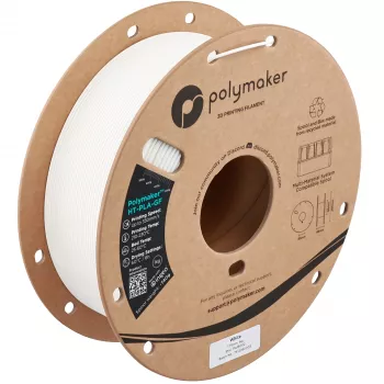 Polymaker HT-PLA-GF 3D-tulostimen filamentti, 1,75 mm, 1 kg, valkoinen