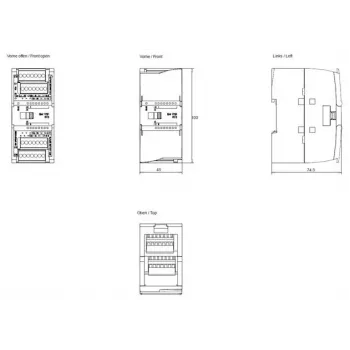 Siemens SIMATIC S7-1200 analoginen tulomoduuli SM 1231 RTD 4 AI 6ES7231-5PD32-0XB0