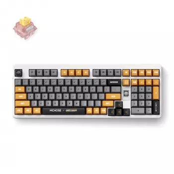 MCHOSE HW-UT98-4 Tri-Mode mekaaninen näppäimistö 98 näppäintä Hot-Swappable RGB Gasket Mount PBT Cherry Profile 4000mAh