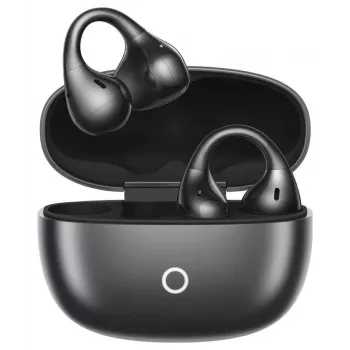 realme Buds Clip musta langalliset nappikuulokkeet 3,5 mm:n liittimellä ja mikrofonilla