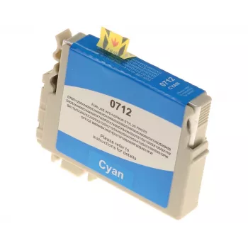 G&G Ninestar -yhteensopiva mustepatruuna Epson T0712/C13T07124012 syaani