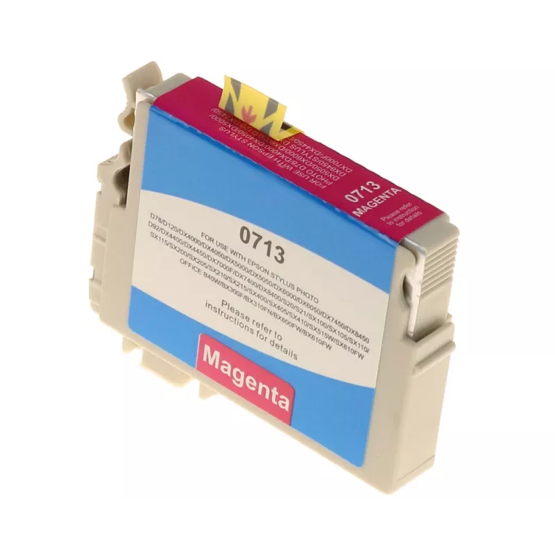 G&G Ninestar -yhteensopiva mustepatruuna Epson T0713 (C13T07134012) - magenta