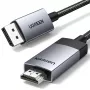Ugreen DP119 DisplayPort - HDMI -adapterikaapeli 4K 60Hz 1 m harmaa