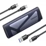 UGREEN USB 3.2 Gen 2 M.2 NVMe & SATA SSD -kotelo, työkaluton ulkoinen kiintolevykotelo