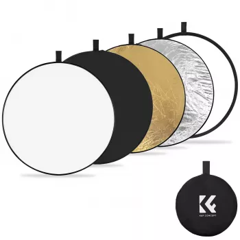 K&F Concept 5-in-1 taitettava pyöreä heijastin 80 cm kantolaukulla (KF18.0002)