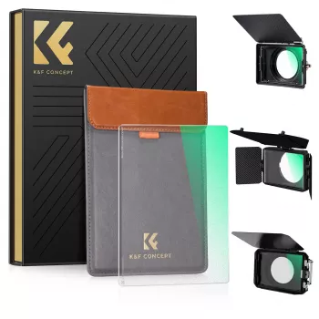 K&F Concept Black Diffusion 1/8 -suodatin 4x5.65 inch Matte Box -kehykseen