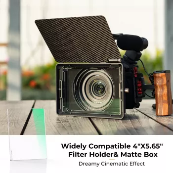 K&F Concept Black Mist 1/4 -suodatin 4x5.65 inch Mattebox-kehykseen (KF01.2451)