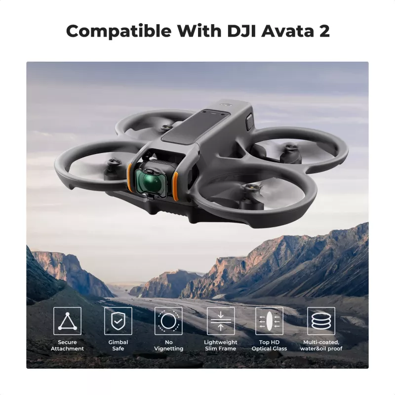 K&F Concept Nano-X UV -suodatin MC DJI Avata 2:lle (KF01.2698)