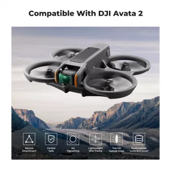 K&F Concept Nano-X -sirkulaaripolarisaatiosuodatin DJI Avata 2 -droonille (KF01.2699)