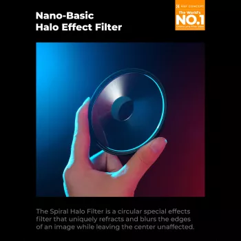 K&F Concept Nano-B Halo Spiral Swirl Blur -suodatin 58mm