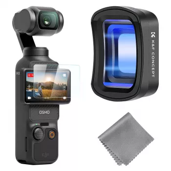 K&F Concept -anamorfinen linssi 1.2x -magneettisuodatin DJI Osmo Pocket 3:lle (KF01.2700)
