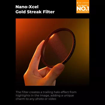 K&F Concept Nano-X Gold Streak -anamorfinen suodatin 67mm