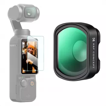 KF makro-objektiivisuodatin 10x magneettinen 2-in-1 näytönsuoja DJI Osmo Pocket 3 / 4
