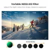 KF Concept Nano-X muuttuva ND-suodatin ND32-512 harmaa DJI Osmo Action 3/4/5 Pro