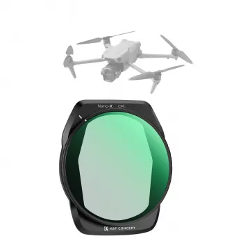 K&F Concept Nano-X CPL Ultra HD 8K -sirkulaaripolarisaatiosuodatin DJI Air 3S -droonille KF01.2878