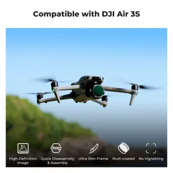 K&F Concept Nano-X CPL Ultra HD 8K -sirkulaaripolarisaatiosuodatin DJI Air 3S -droonille KF01.2878