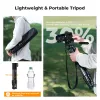 K&F Concept kompakti kamerateline DSLR-kameralle ja älypuhelimelle musta