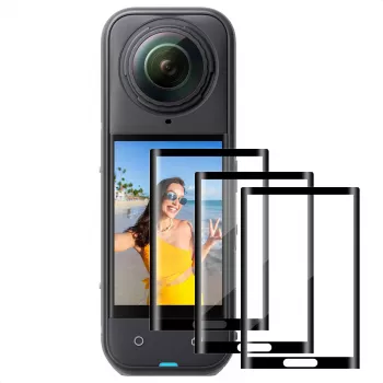 3x Tempered Glass -näytönsuojus Insta360 X4 / X5 - KF31.184