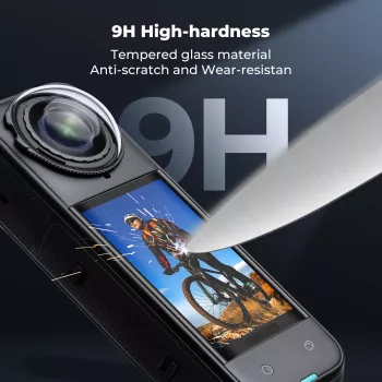 3x Tempered Glass -näytönsuojus Insta360 X4 / X5 - KF31.184