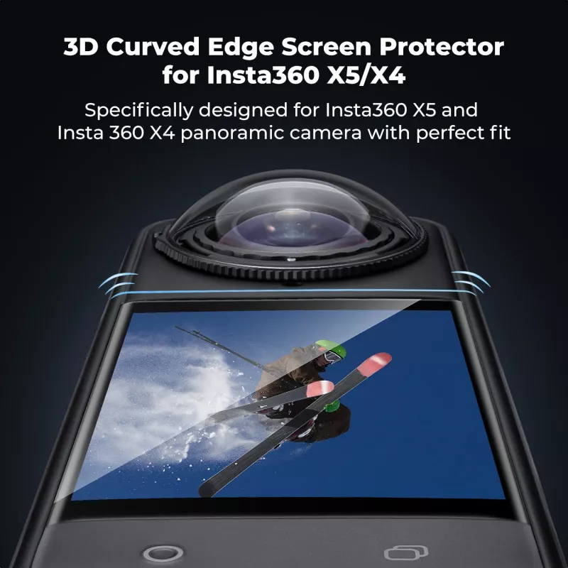 3x Tempered Glass -näytönsuojus Insta360 X4 / X5 - KF31.184