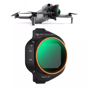 K&F Variable ND -suodatin ND2-ND32 DJI Mini 5 Pro -droonille, AGC-lasi