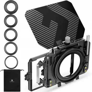 KF Matte Box -vastavalosuoja objektiivinsuojus 67-95mm kameralle videokameralle K&F