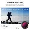 K&F Variable ND -suodatin ND32-ND512 DJI Mini 5 Pro -droonille, AGC-lasi, KF02.0004