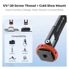 KF Magnetic MagSafe -puhelinpidike 1/4 tuuman kierteellä ja Cold Shoe -kengällä - musta (KF31.196)
