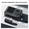 KF kehyspidike kamerahäkki DJI Osmo Action 6:lle, metalli, musta, KF12.0026