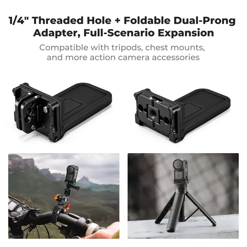 KF Concept KF12.0050 Magneettinen pystykiinnitysadapteri 1/4 tuuman kierteellä DJI Osmo Nano / Xtra Atto -laitteille