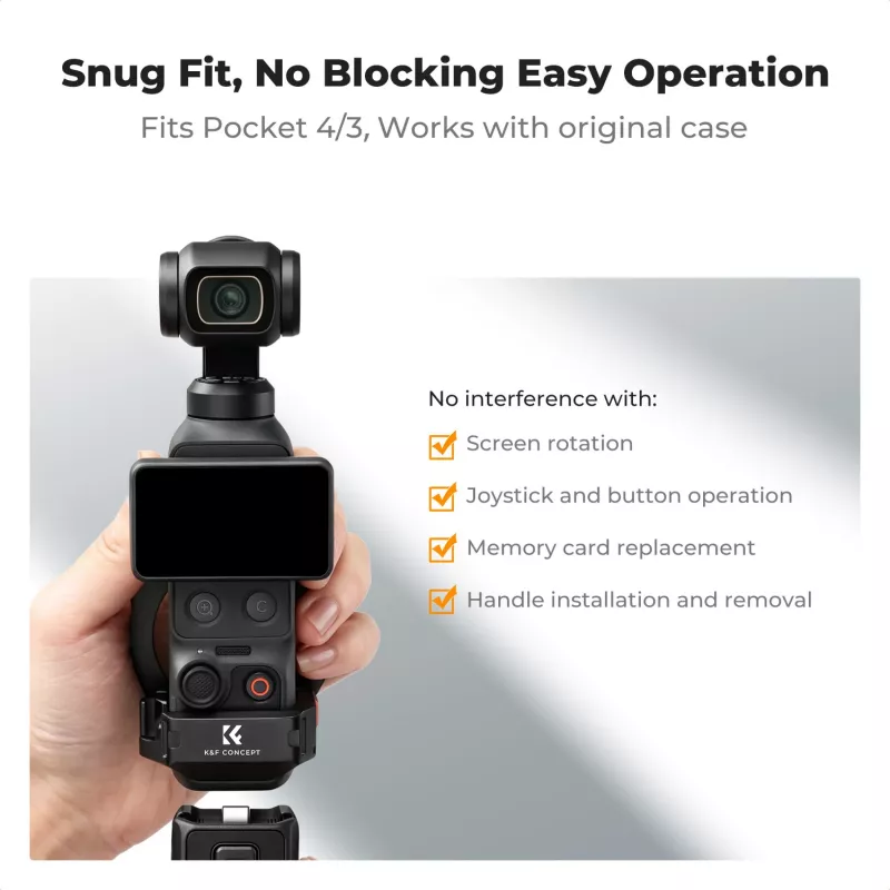Magnetic Mount -kotelo DJI Osmo Pocket 3 / 4 & MagSafe iPhone - KF20.0021