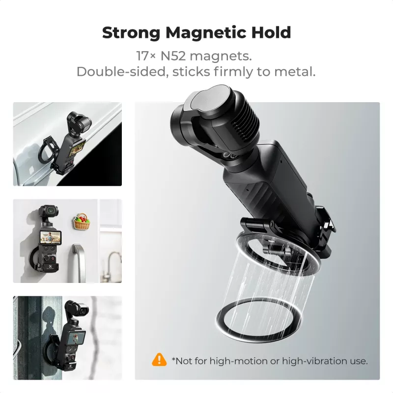 Magnetic Mount -kotelo DJI Osmo Pocket 3 / 4 & MagSafe iPhone - KF20.0021
