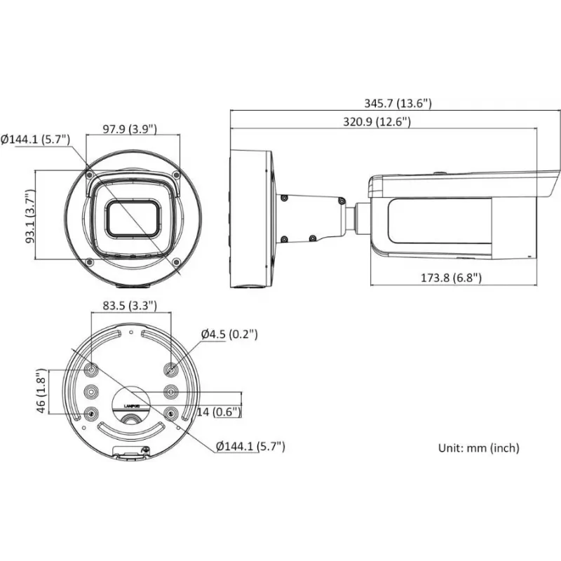Hikvision DS-2CD3686G2-IZS 7-35mm H eF O-STD -bullet-älykamera IP 8MP