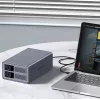 ORICO 9828RU3 2-paikkainen RAID DAS -kotelo 2,5/3,5 tuuman SATA HDD/SSD:lle, USB 3.0, harmaa