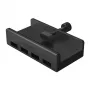 ORICO MH4PU puristuskiinnitteinen USB 3.0 -keskitin 4x USB-A 3.0 - musta